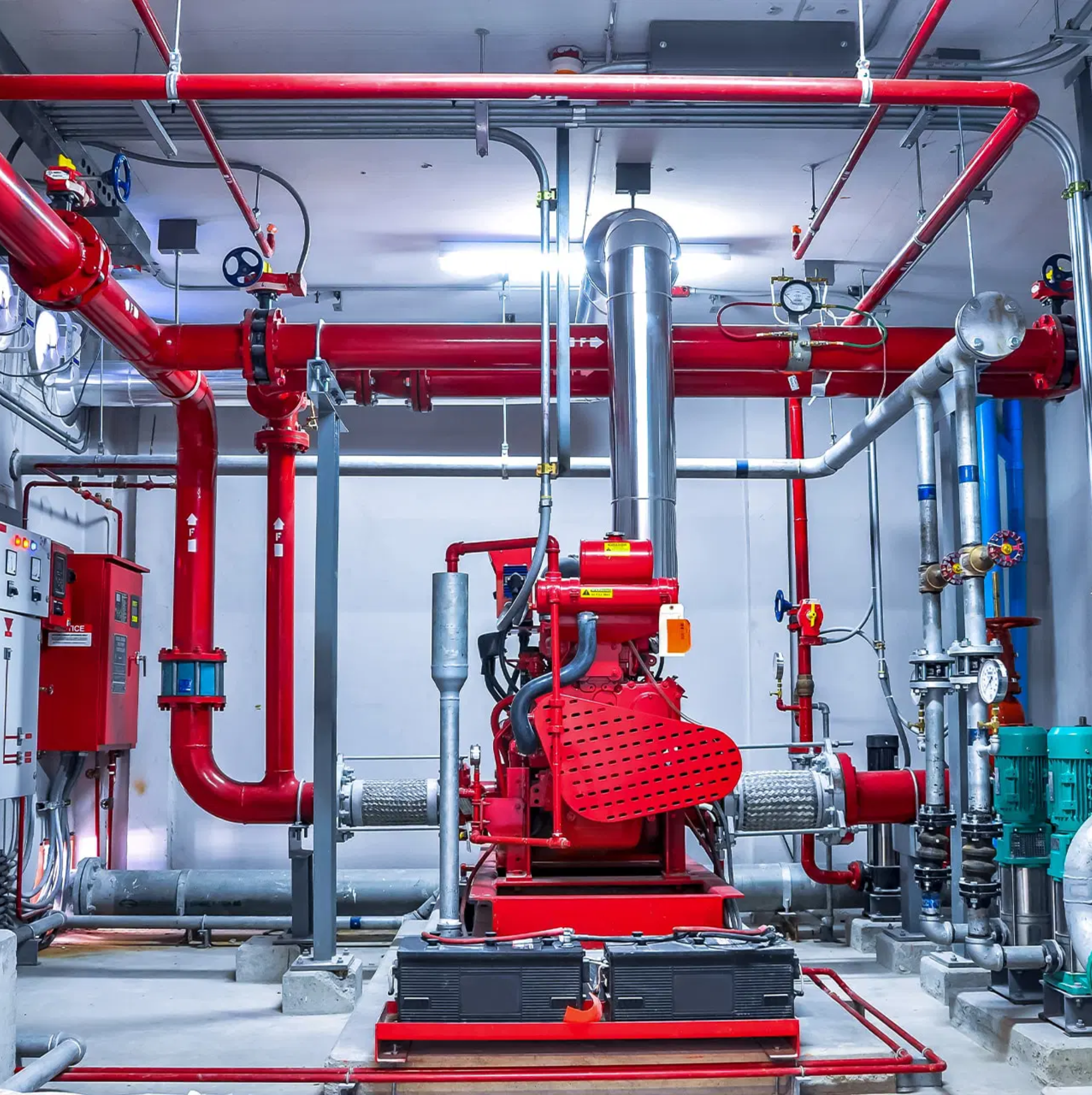 Сварка систем пожаротушения