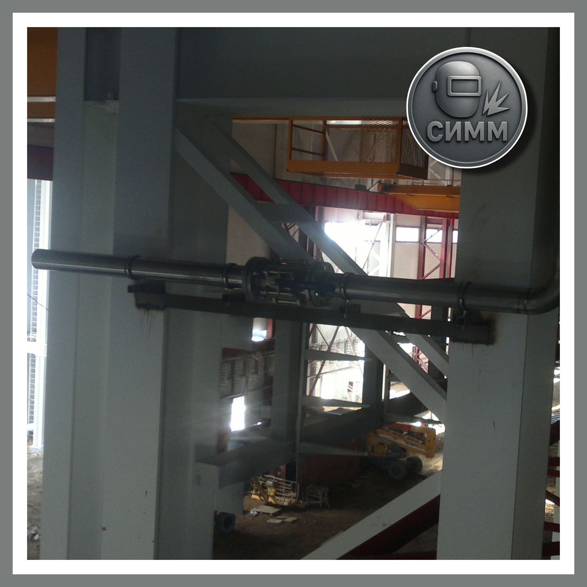 Монтаж металлоконструкций - строительство цеха